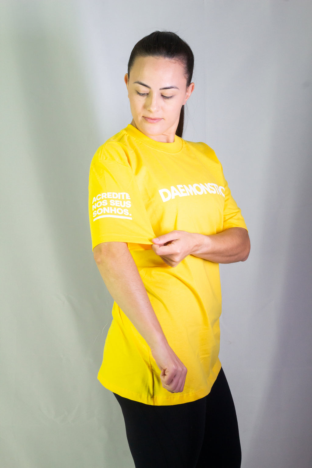 Camiseta Daemonstro World Cup - Amarela