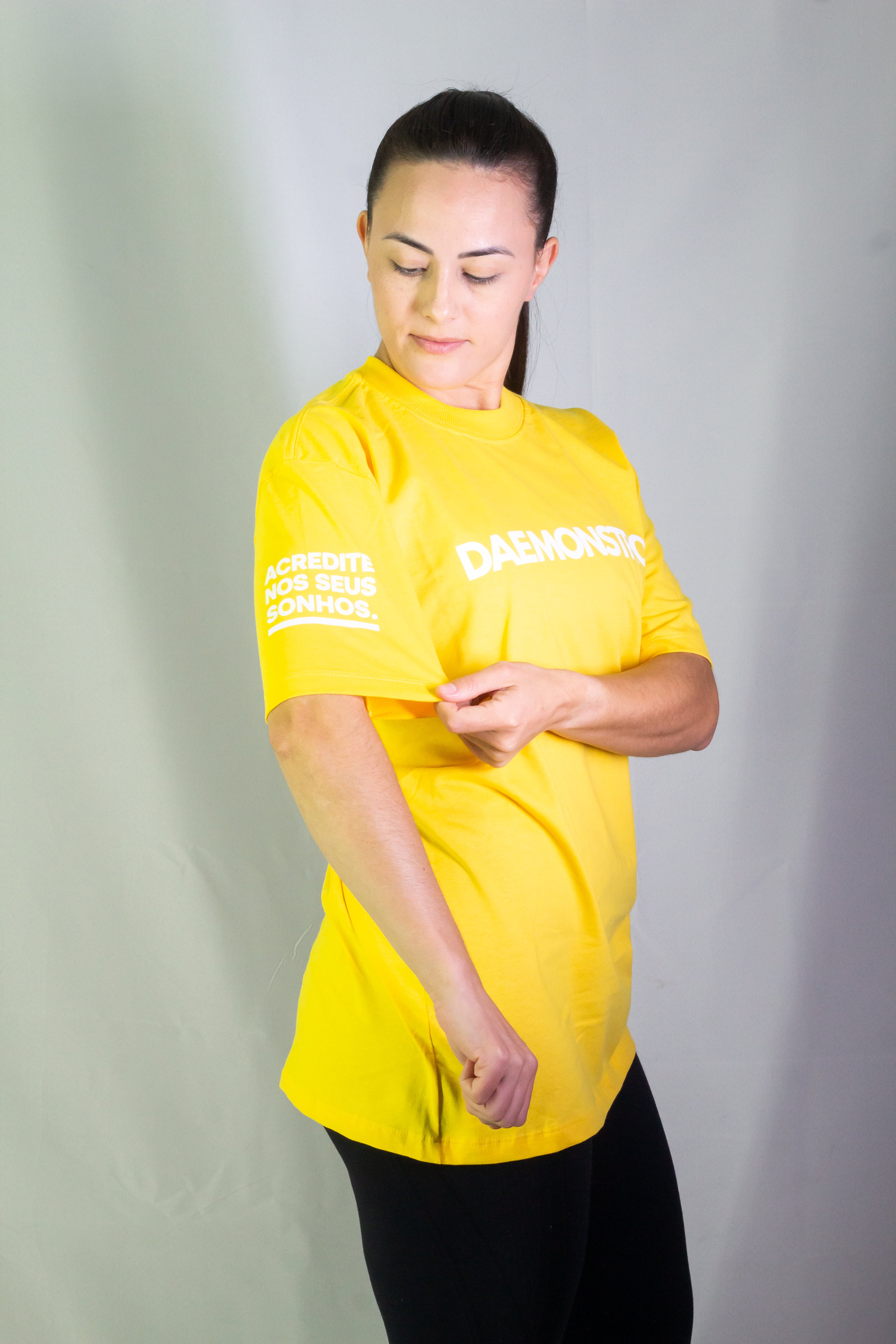 Camiseta Daemonstro World Cup - Amarela
