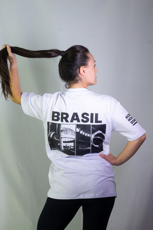 Camiseta Daemonstro World Cup - Branca
