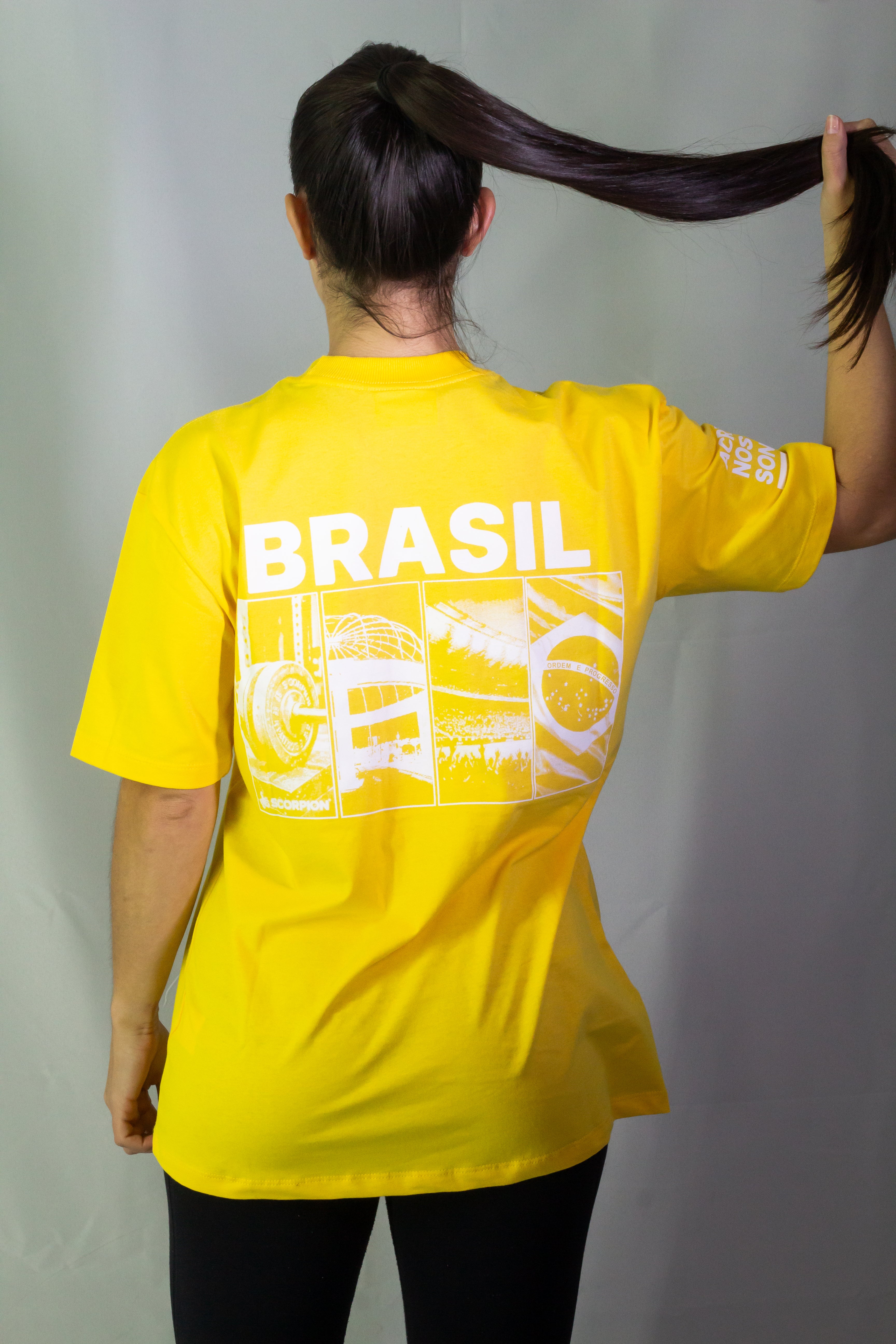 Camiseta Daemonstro World Cup - Amarela